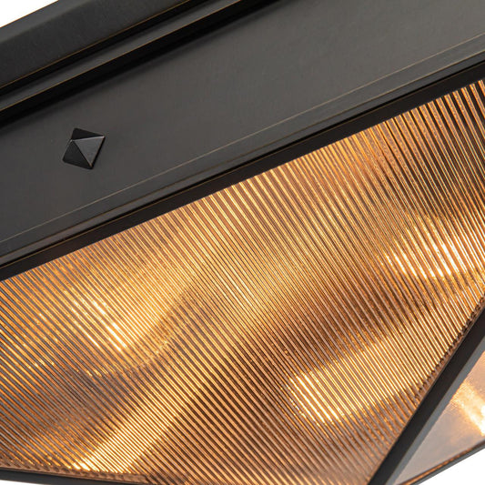 Alora Lighting Cairo 4 Light Flush Mount Vintage Brass