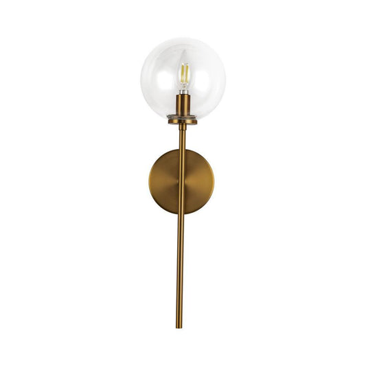 Alora Lighting Cassia 1 Light Wall Vanity Light Aged Gold