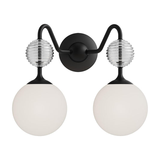Alora Lighting Celia Vanity Light Matte Black