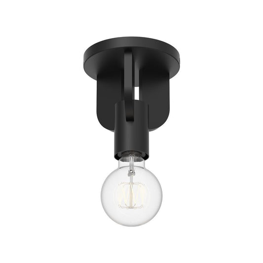 Alora Lighting Claire Semi Flush Mount Matte Black
