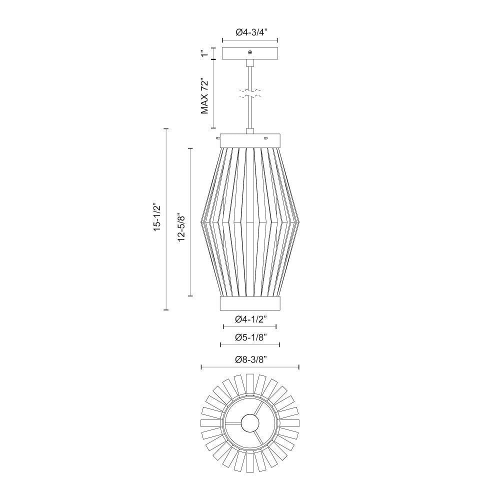 Alora Lighting Hana Pendant