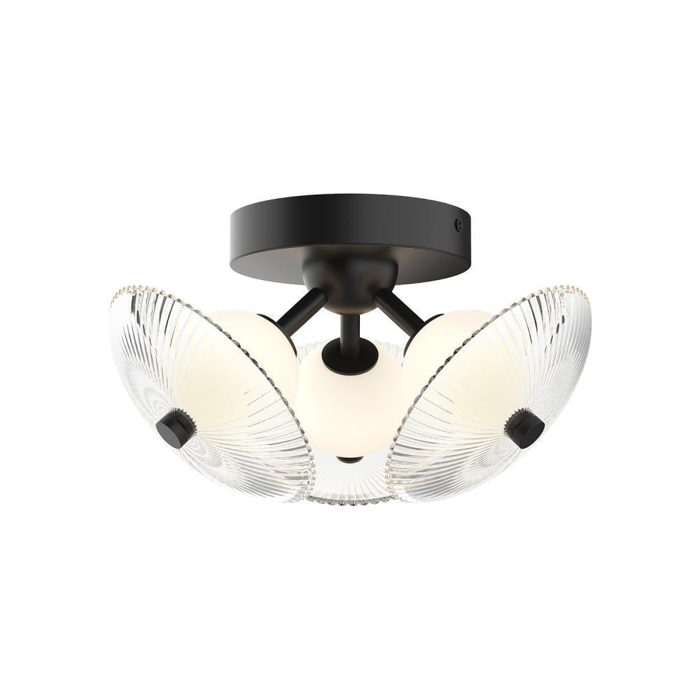 Alora Lighting Hera LED Flush Mount Matte Black