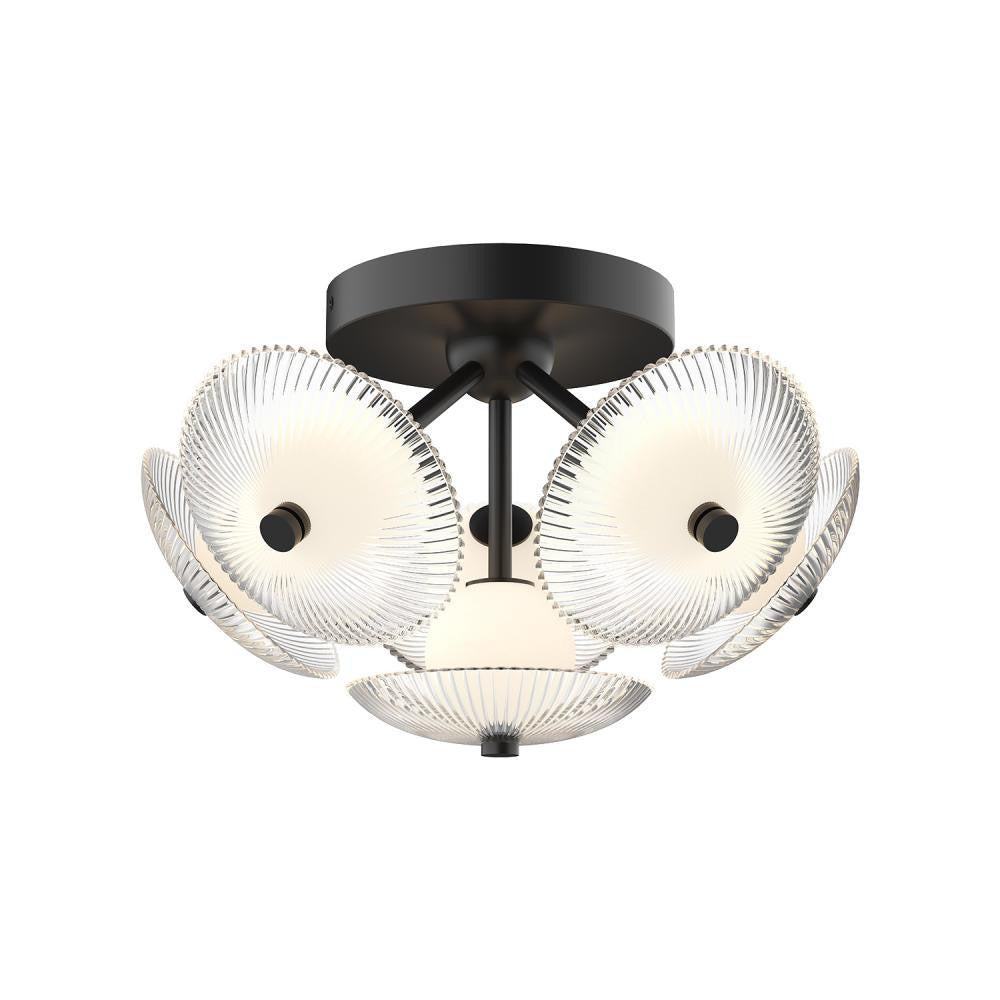 Alora Lighting Hera LED Flush Mount Matte Black