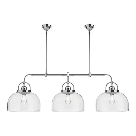 Alora Lighting Lancaster Pendant, 1-Light, Chrome, 55"L