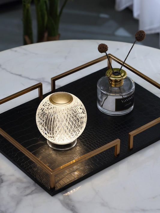 Alora Lighting Marni LED Table Lamp Polished Nickel