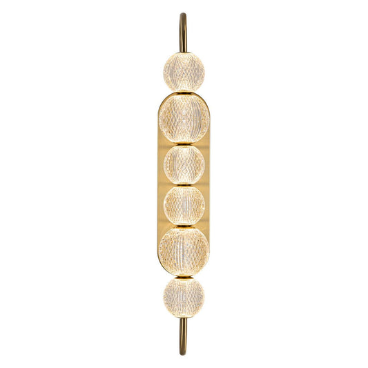 Alora Lighting Marni 28-in LED Wall/Vanity Light Polished Nickel
