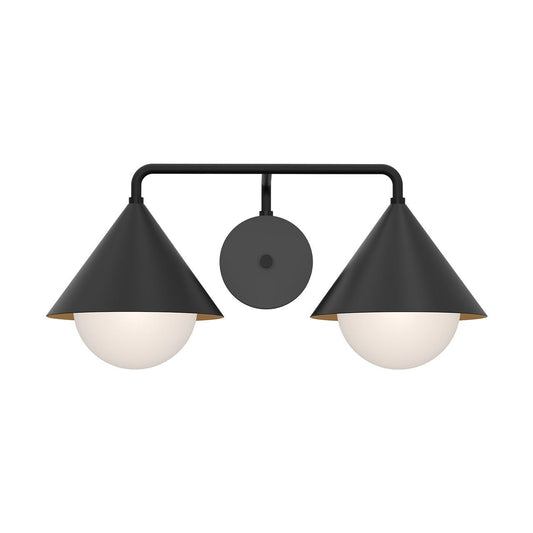 Alora Lighting Remy Bathroom Vanity Light Matte Black