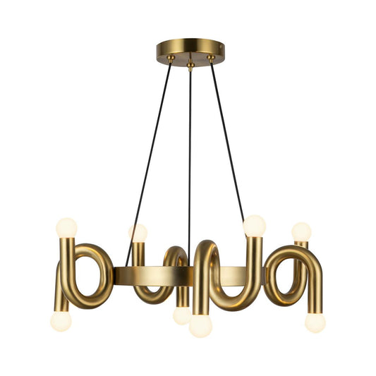 Alora Lighting Sadie 23-in Chandelier Matte Black