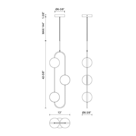 Alora Lighting Tagliato Pendant