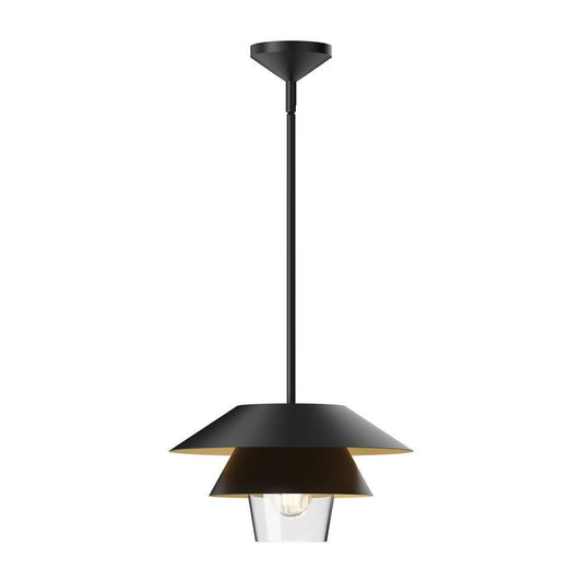 Alora Lighting Tetsu 13-in Pendant Matte Black