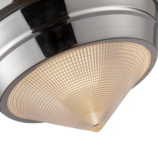 Alora Lighting Willard Flush Mount Polished Nickel