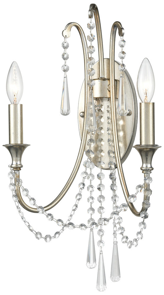 Crystorama Arcadia Wall Sconce Antique Gold
