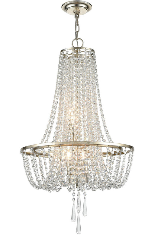 Crystorama Arcadia Chandelier Antique Gold