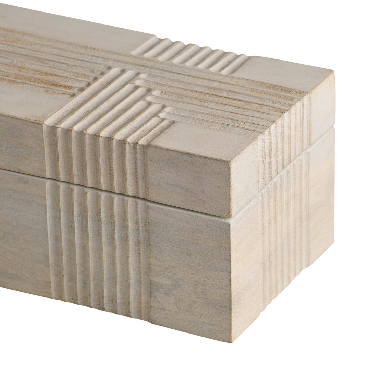 Arteriors Home Kamira Boxes, Set of 2 Whitewash