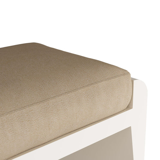 Arteriors Home Alanna Ottoman Sand
