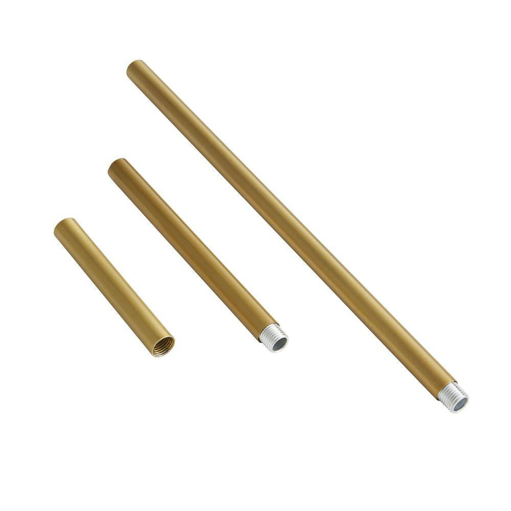 Arteriors Home Antique Brass Extension Pipe (1) 4", (1) 6", and (1) 12" PIPE-170