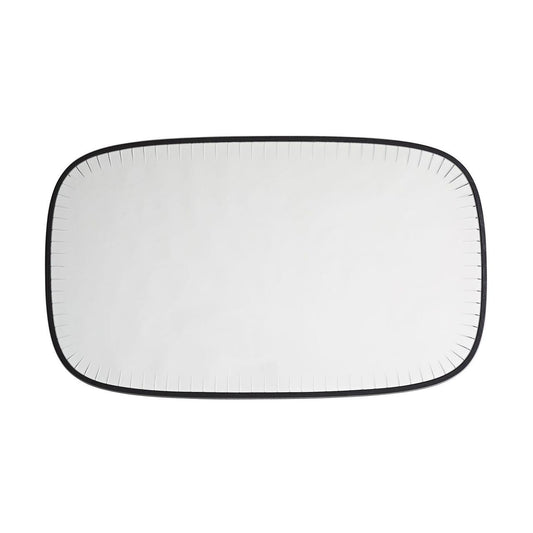 Arteriors Home Cut Mirror, Black Wood, Plain Etched Mirror, 28"W (DA9002 3MPMV)