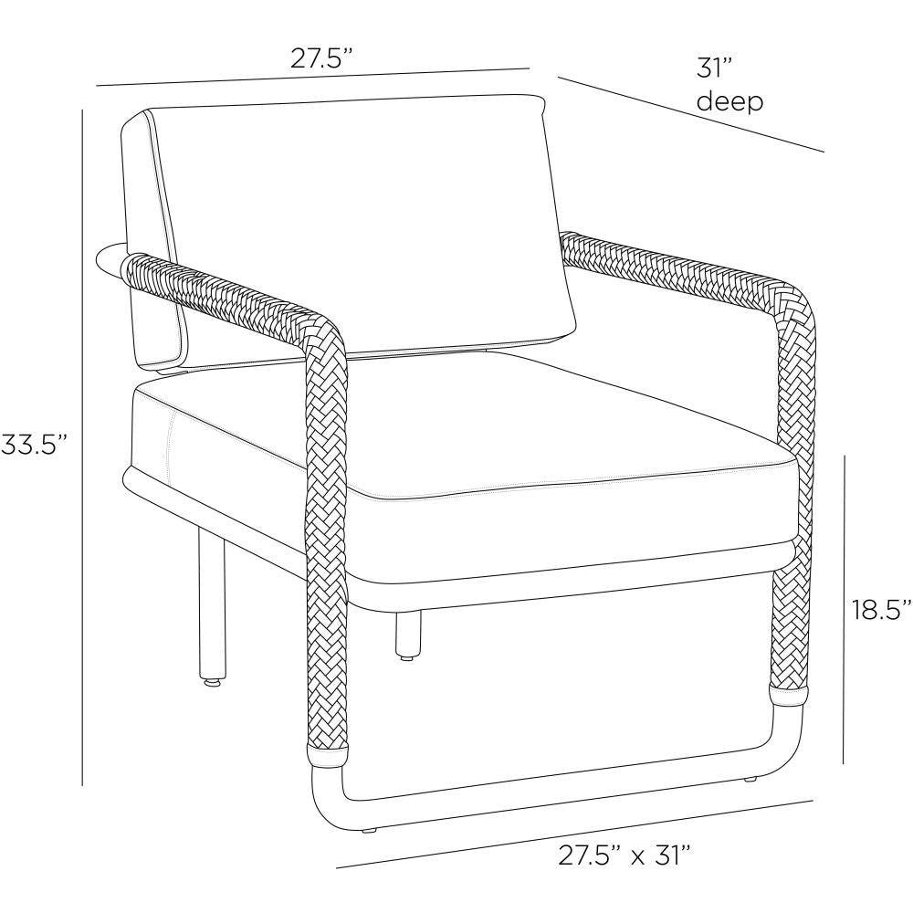Arteriors Home Durham Lounge Chair