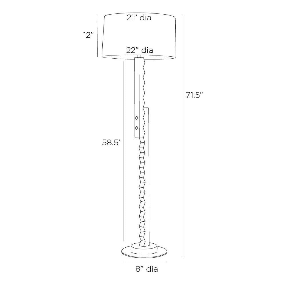 Arteriors Home Elvis Floor Lamp