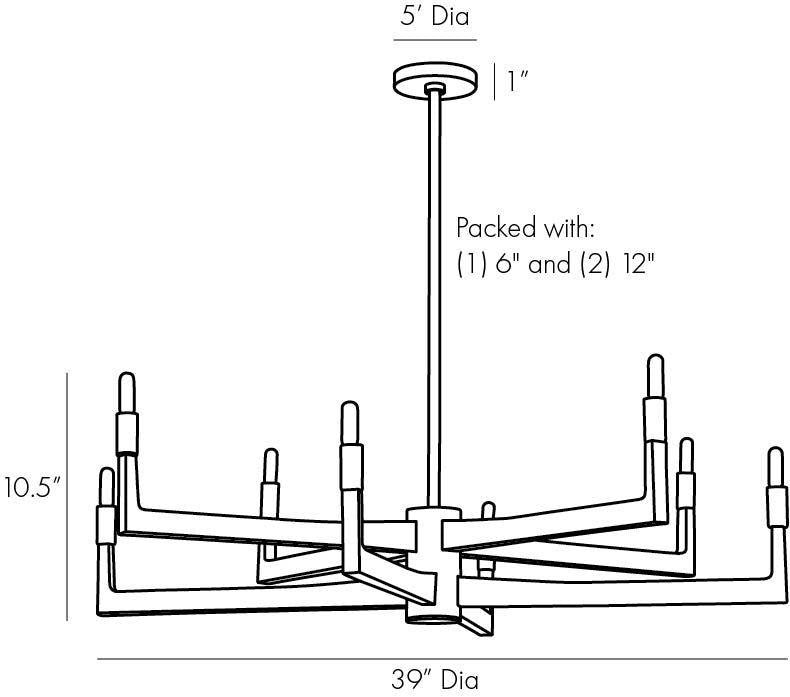 Arteriors Home Griff Chandelier