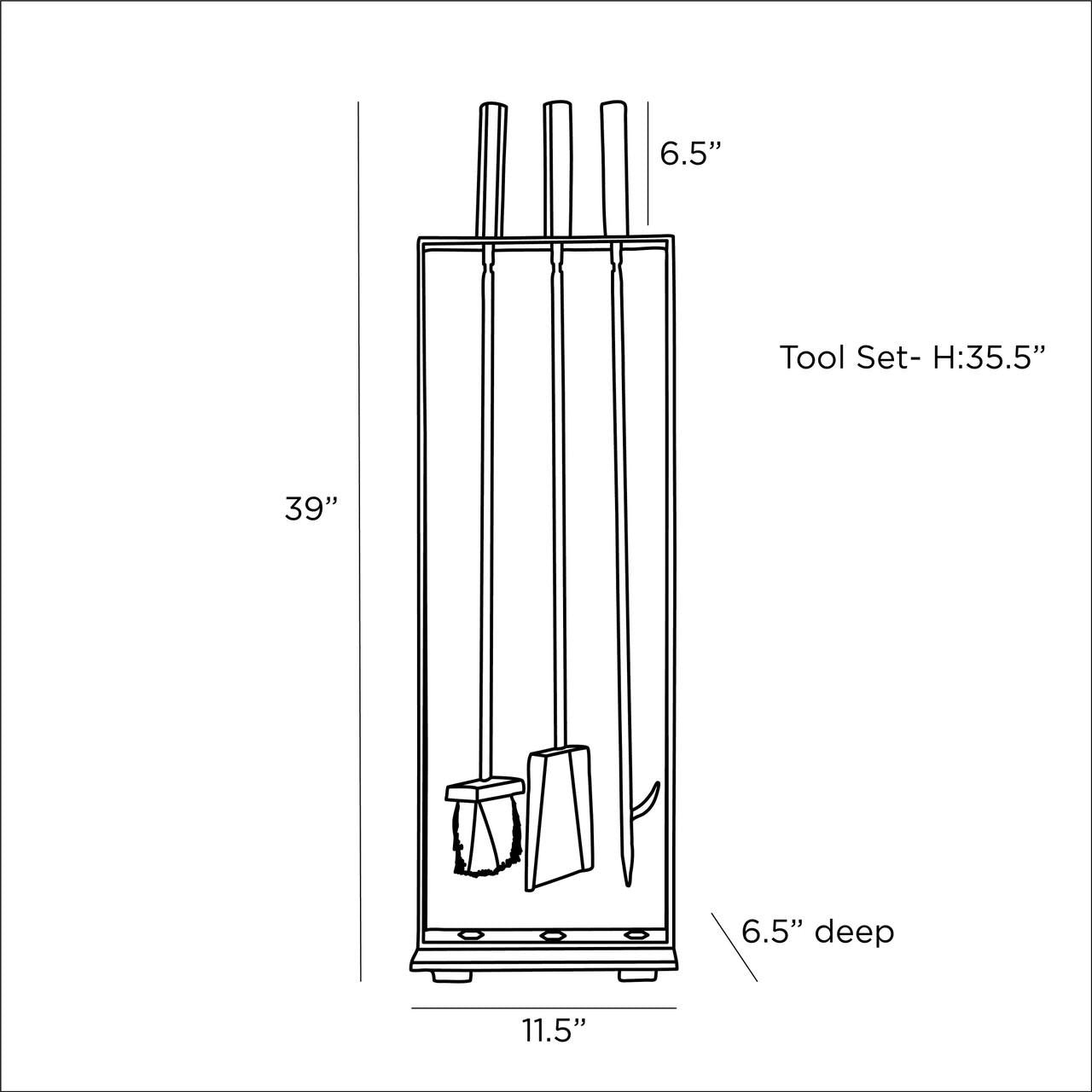 Arteriors Home Landt Fireplace Tool Set