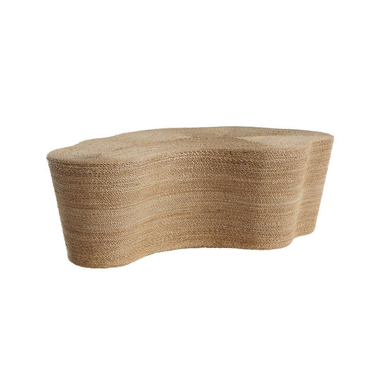 Arteriors Home Meadow Cocktail Table, Natural Abaca, Oval, 36"W (5018 3MQMY)