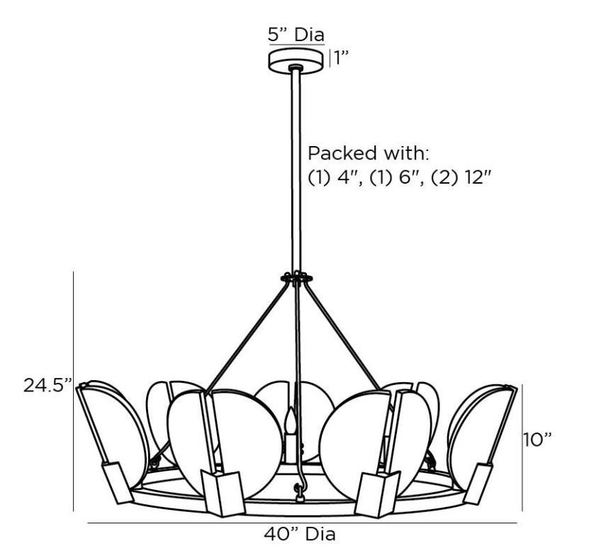 Arteriors Home Sierra Chandelier