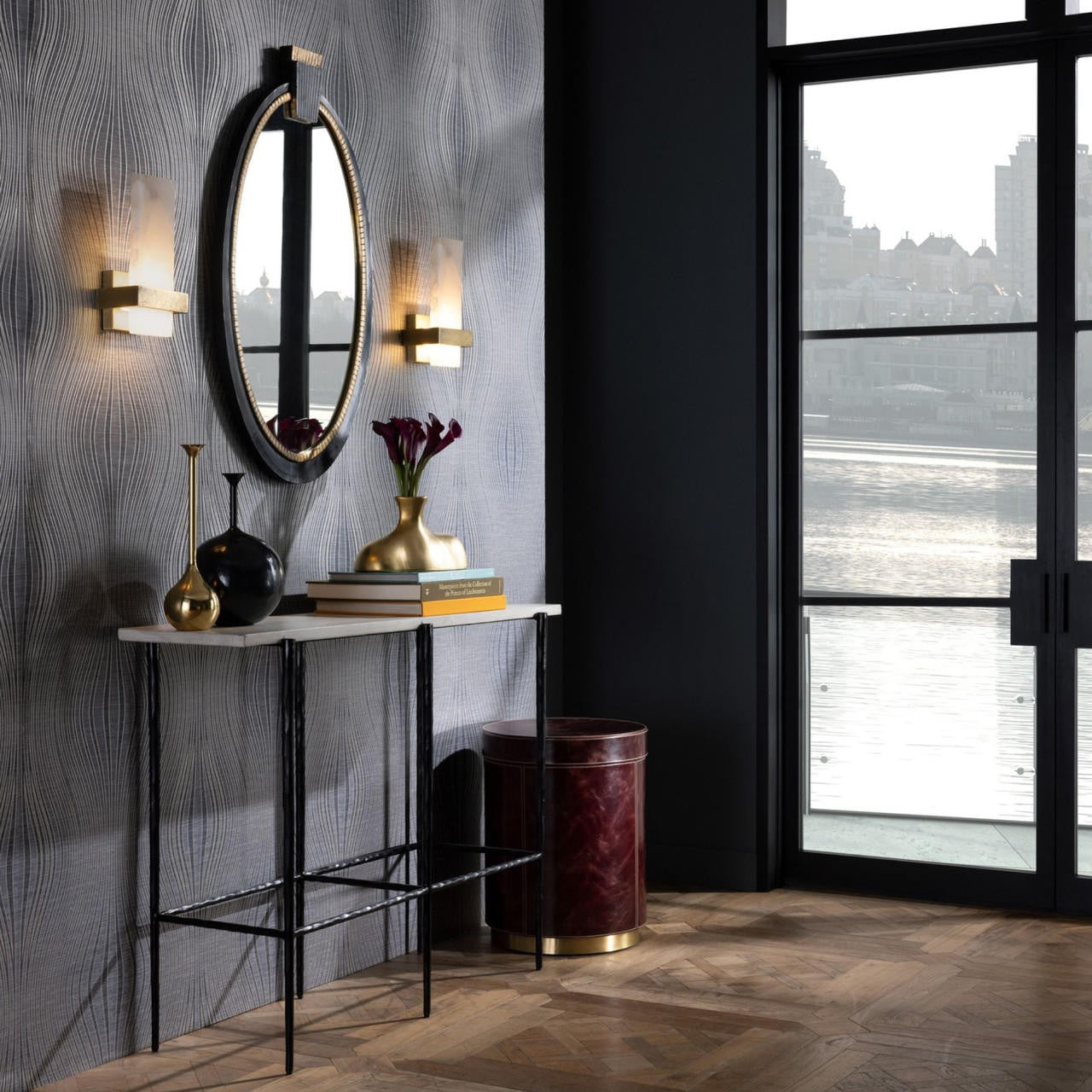 Arteriors Home Tilbury Vase Gold