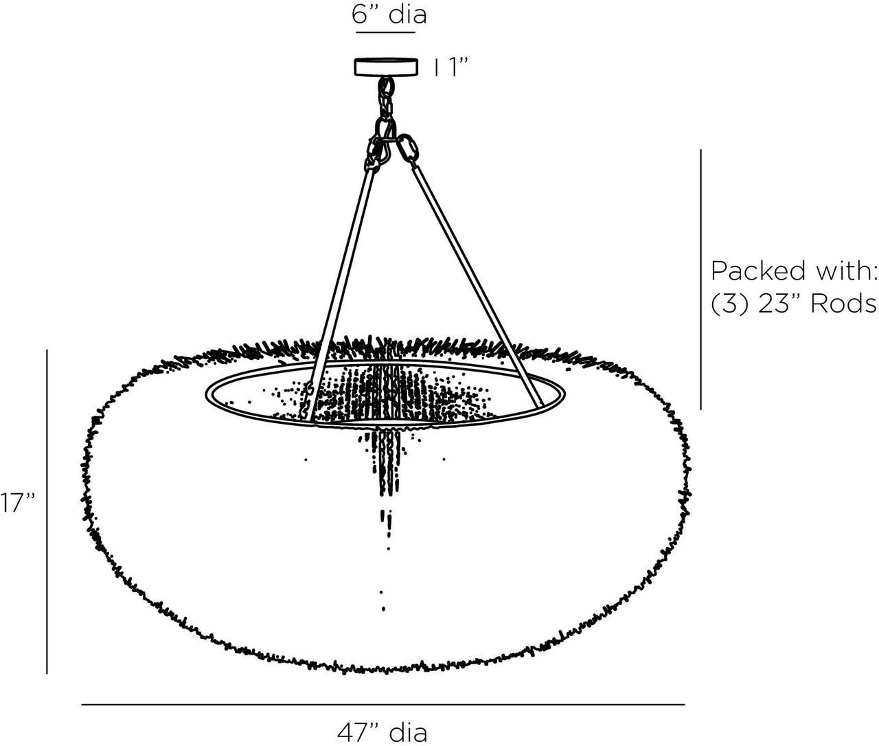 Arteriors Home Zaria Chandelier