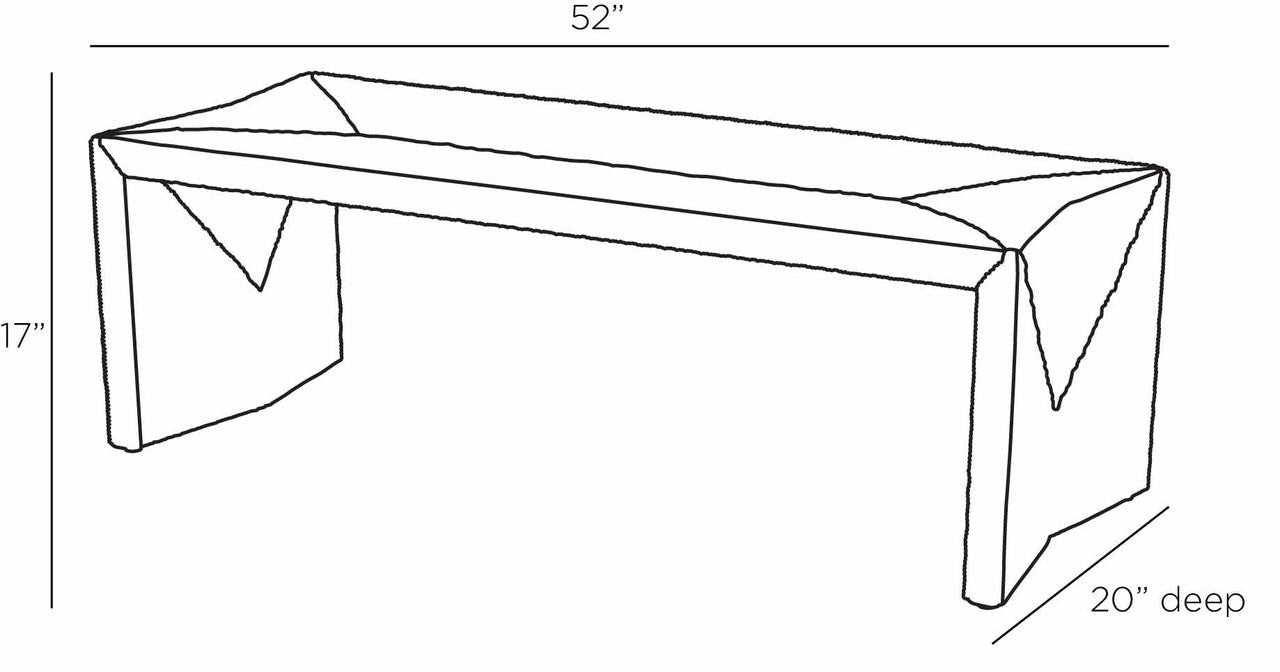 Arteriors Home Zuri Bench