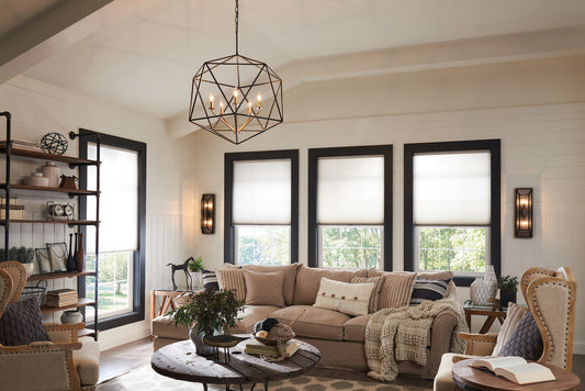 Hinkley Astrid Up Chandelier Glacial, Metallic Matte Bronze