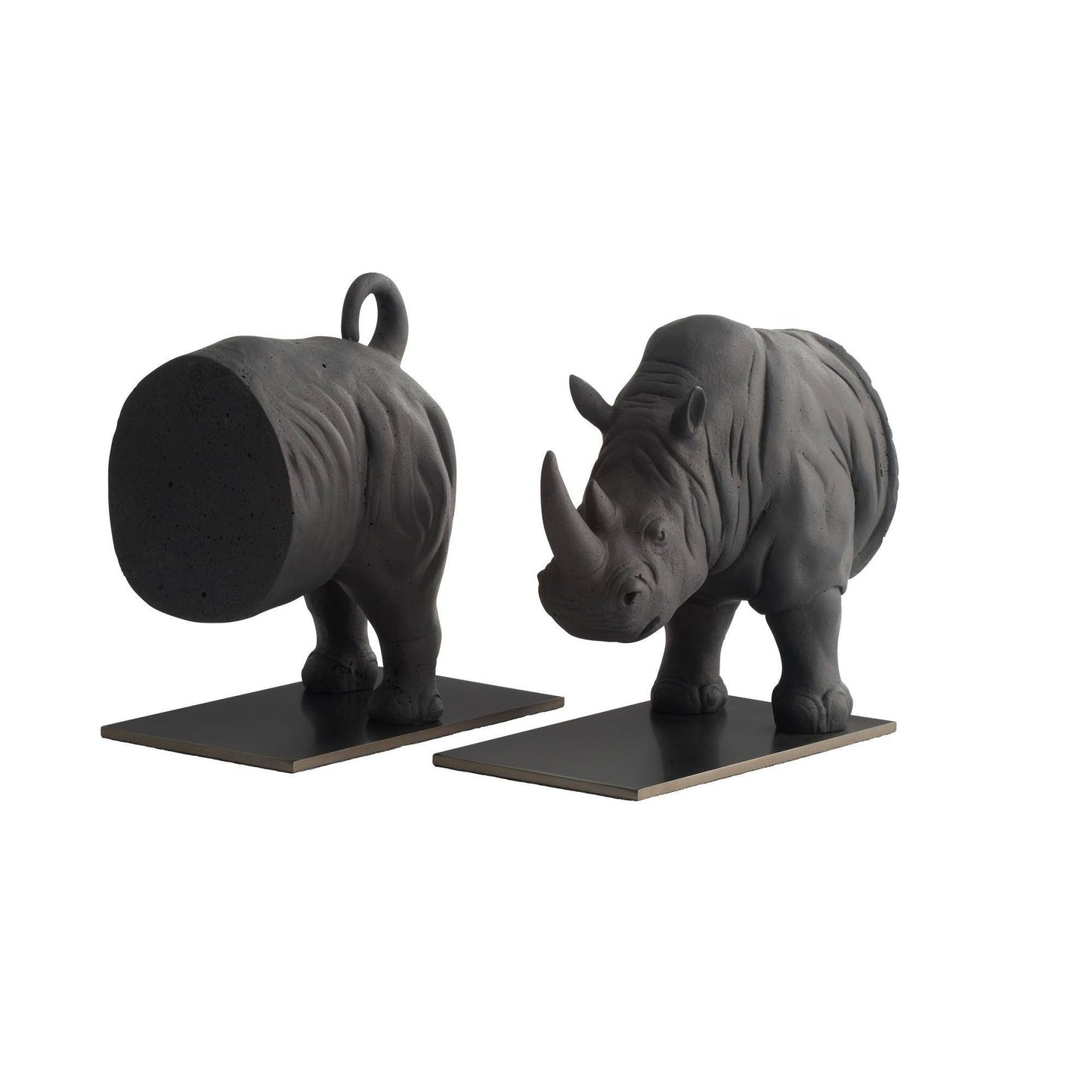 Arteriors Home Etosha Bookends, Set of 2 Charcoal