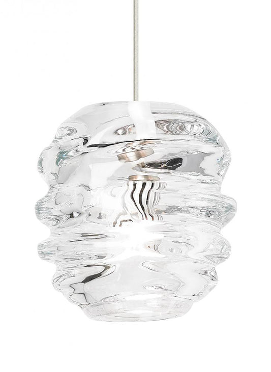 Visual Comfort Modern Audra Pendant Nickel, Satin Nickel
