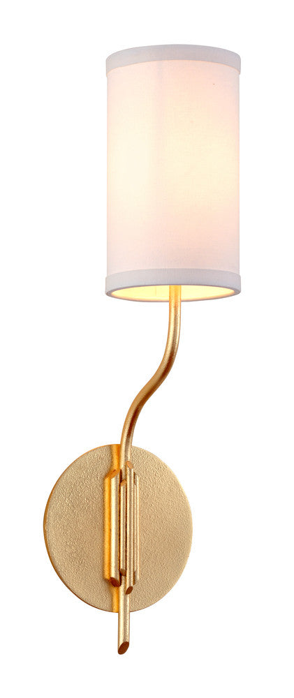 Troy Juniper Wall Sconce Gold, Textured Gold Leaf