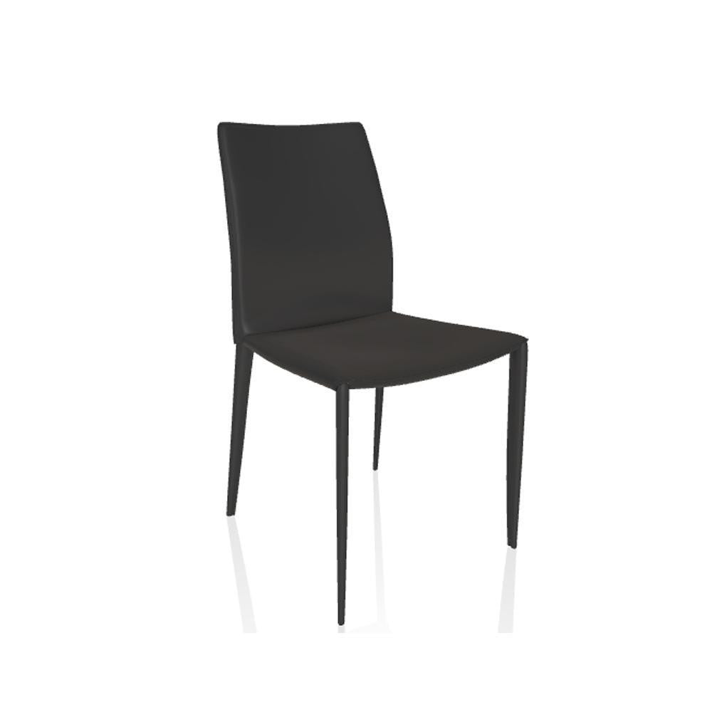 Bontempi Casa Linda Chair, Anthracite, Anthracite Frame, 35.83"H (04.26 Q410 8021W71) Anthracite, Anthracite