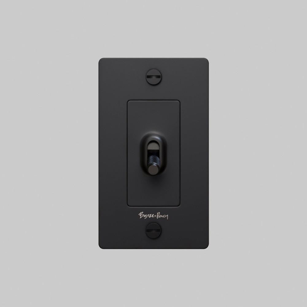 Buster + Punch 1G Toggle Switch, Logo, Black