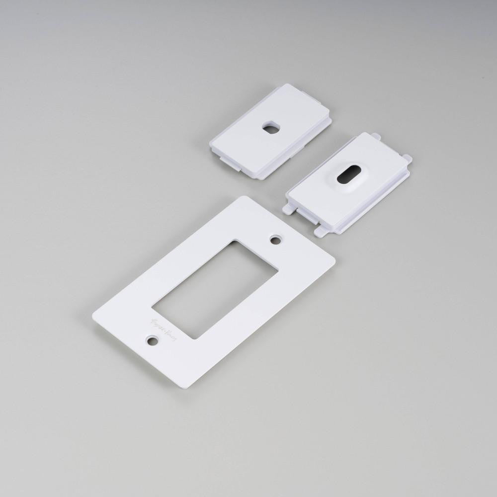 Buster + Punch 1G Wall Metal Plate, Logo, White