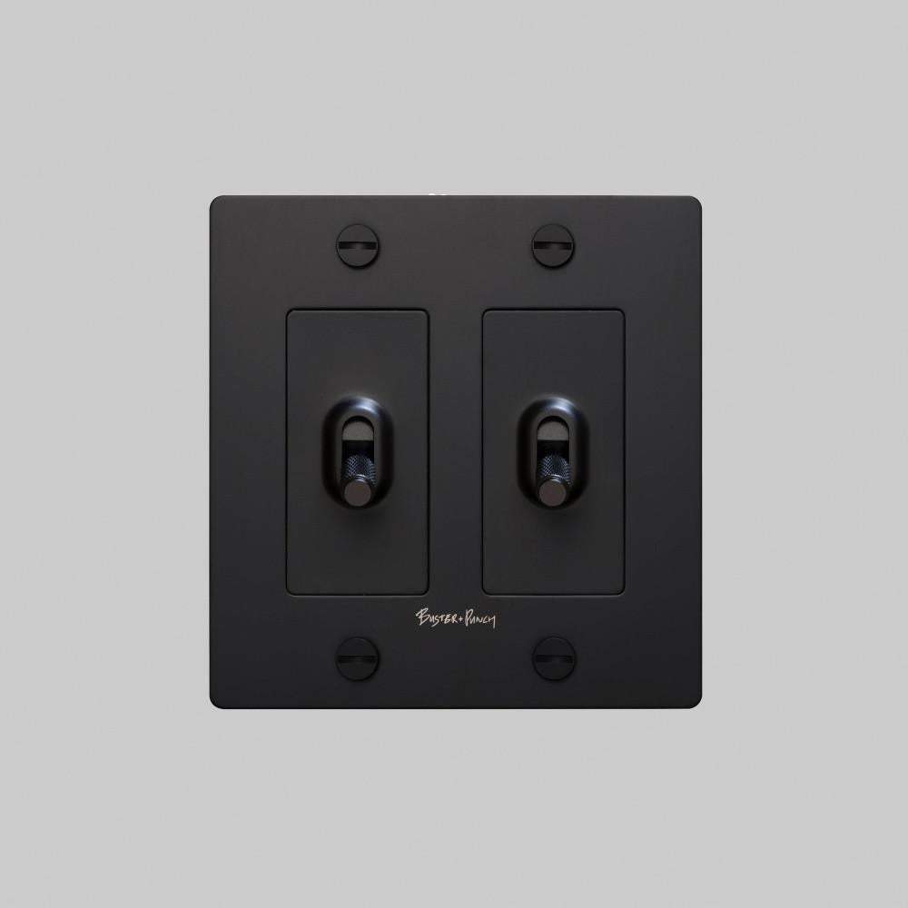 Buster + Punch 2G Toggle Switch, Logo, Black