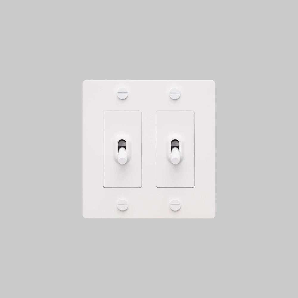 Buster + Punch 2G Toggle Switch, Non-Logo, White