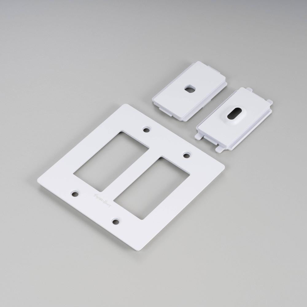 Buster + Punch 2G Wall Metal Plate, Logo, White