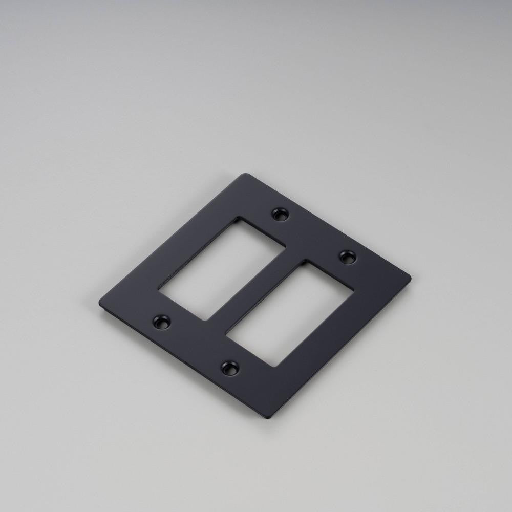 Buster + Punch 2G Wall Metal Plate, Non-Logo, Black
