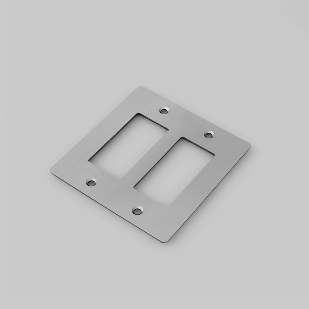 Buster + Punch 2G Wall Metal Plate, Non-Logo, Steel