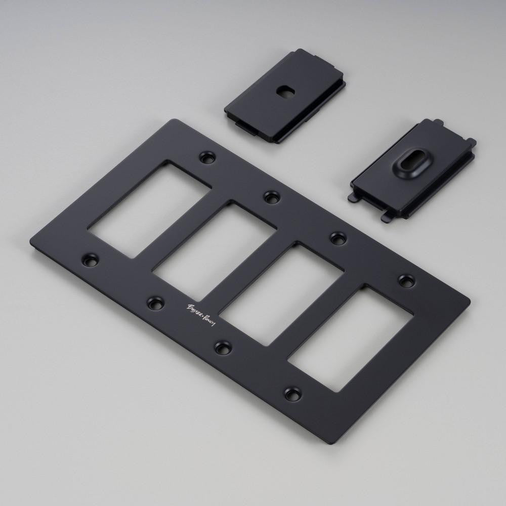Buster + Punch 4G Wall Metal Plate, Logo, Black