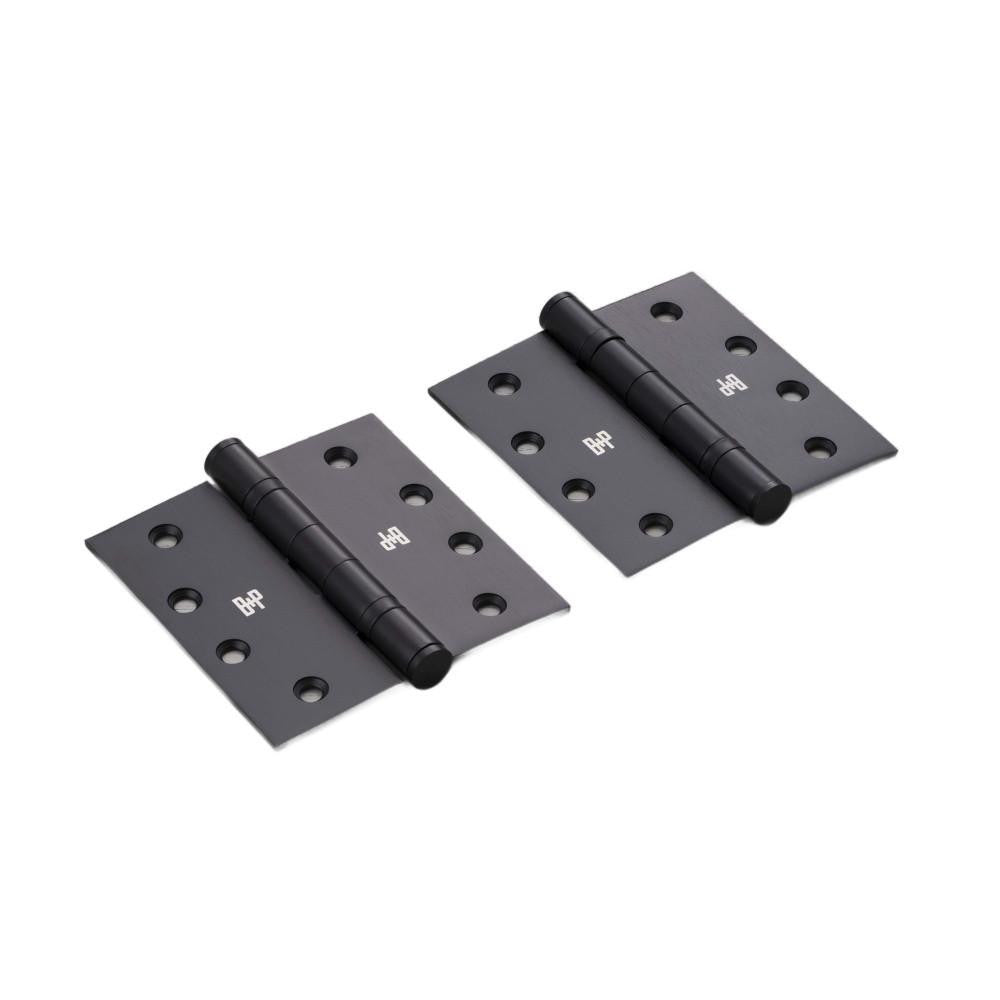 Buster + Punch Door Hinge, Set of 2, 4 x 4 Inch, Welders Black