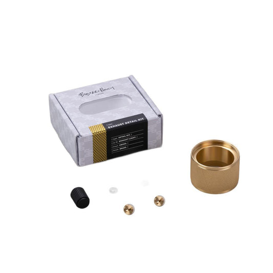 Exhaust Detail Kit - Cross, Brass
