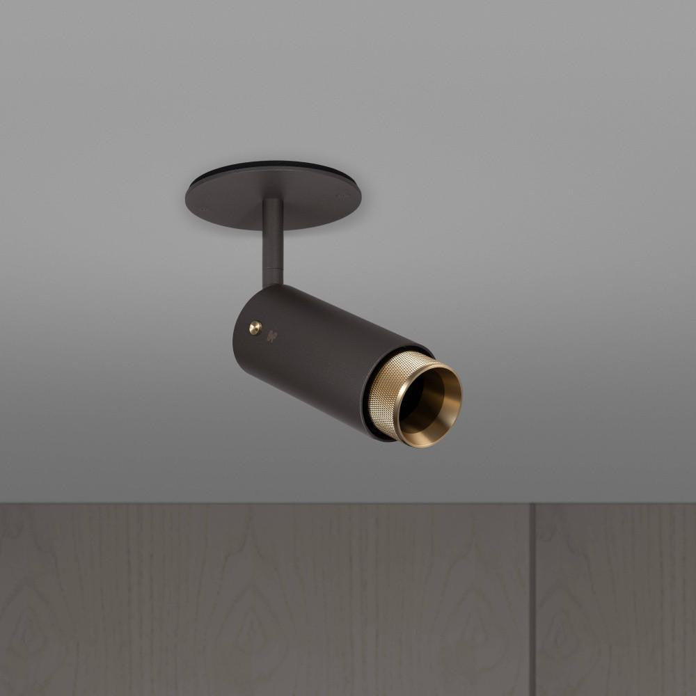 Buster + Punch Exhaust Spot Light, Cross, Graphite, Brass