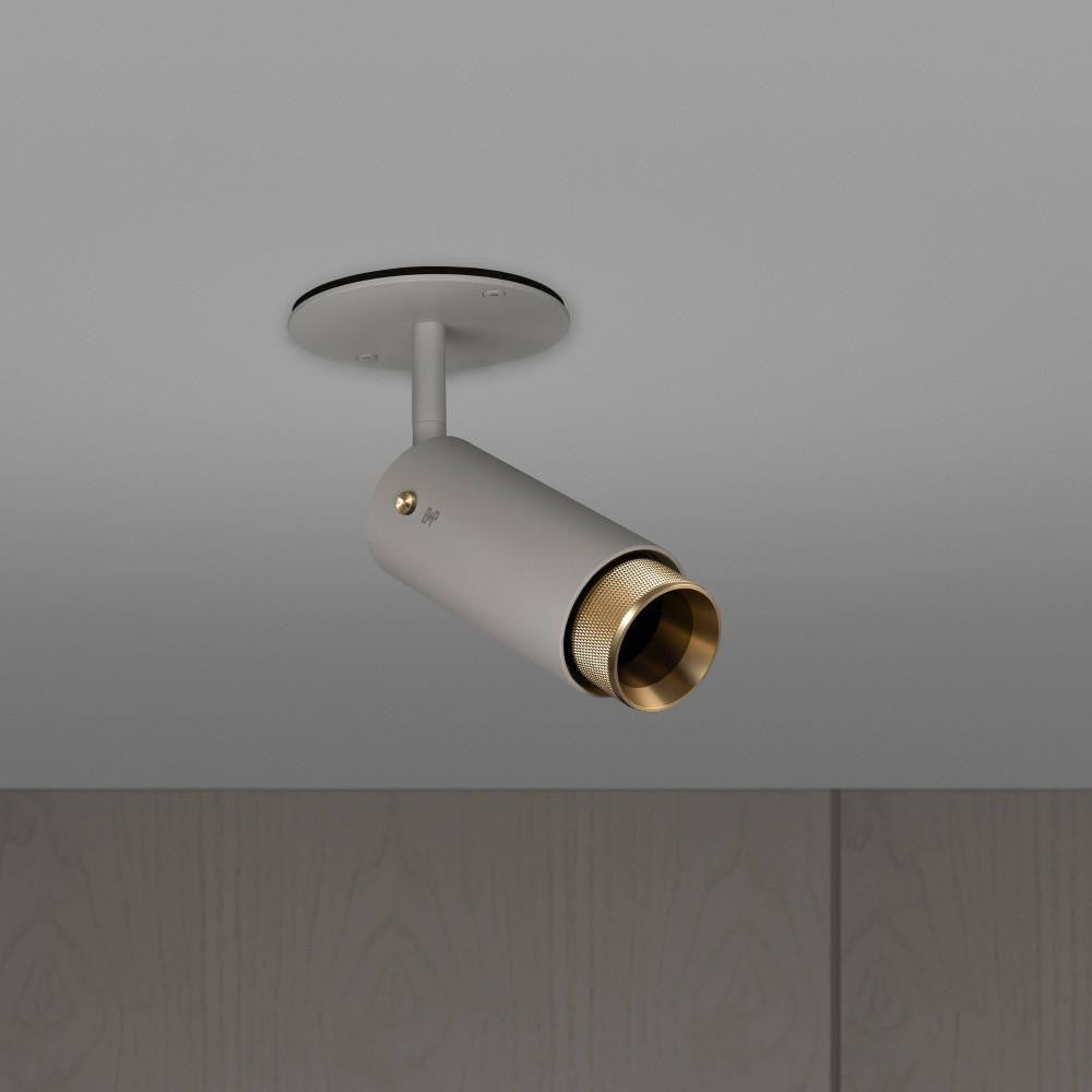 Buster + Punch Exhaust Spot Light, Cross, Stone, Brass