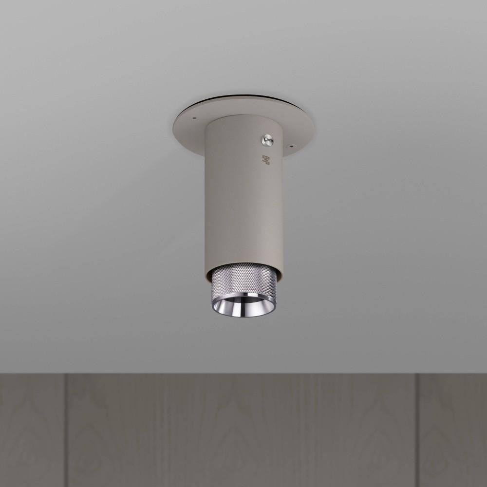 Buster + Punch Exhaust Surface Spot Light, Cross, Stone, Steel