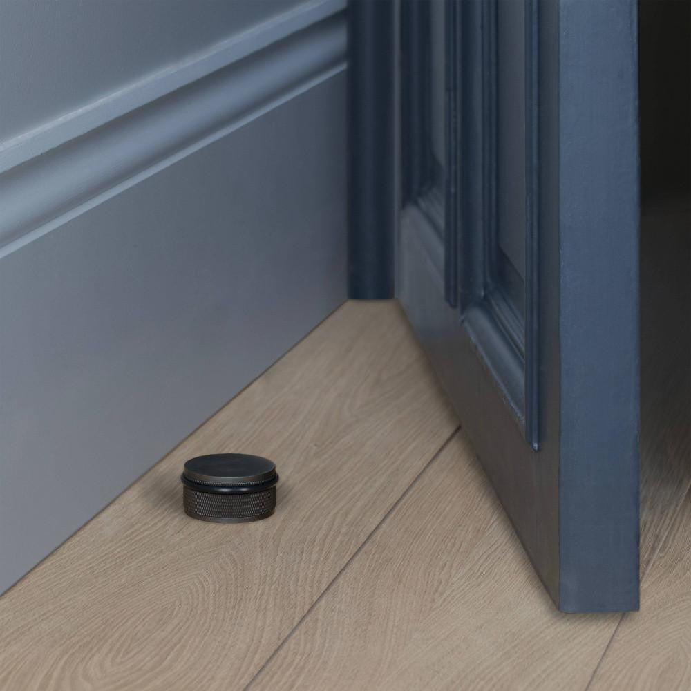 Buster + Punch Floor Door Stop, Smoked Bronze