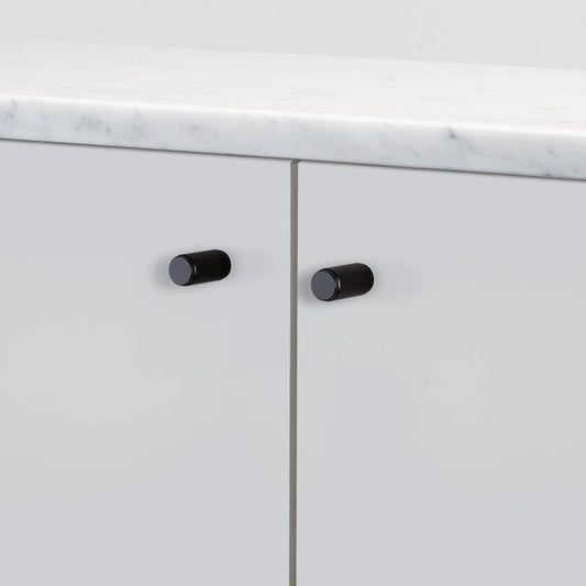 Buster + Punch Furniture Knob Set, Linear, Black